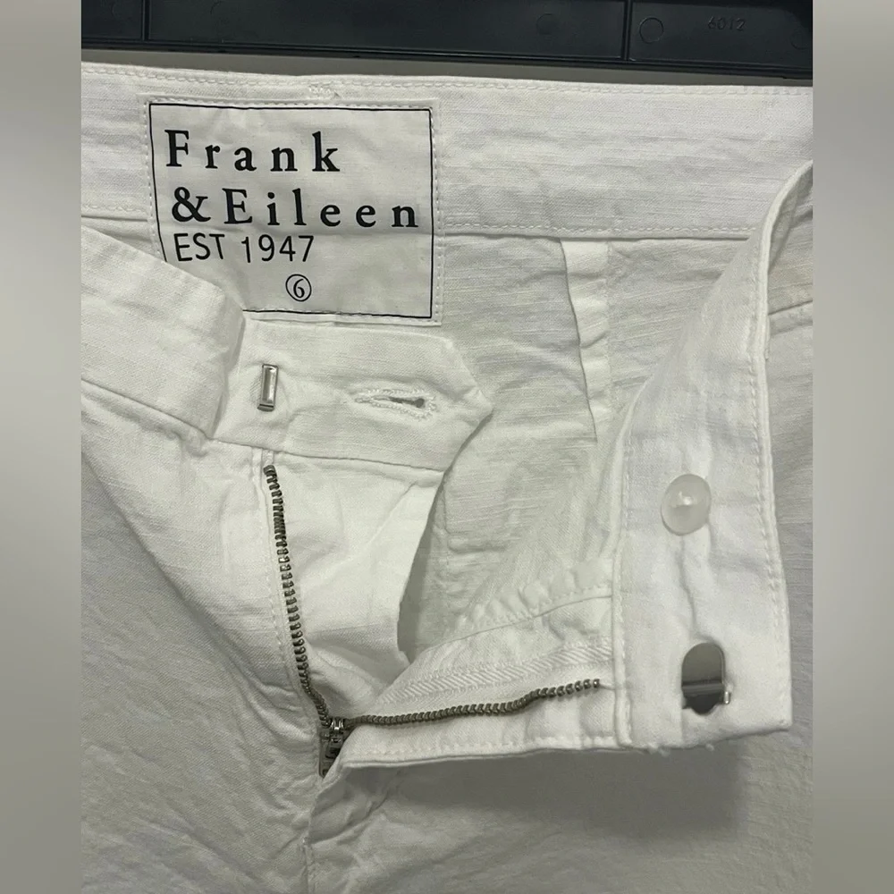 Frank & Eileen Wexford Wide Leg Linen Pant size 6 - Picture 4 of 5